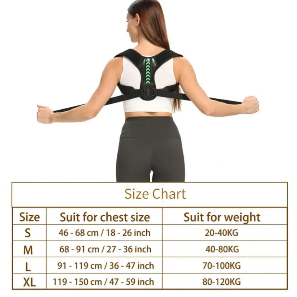 Adjustable Posture Corrector Back Support For Daily Alignment