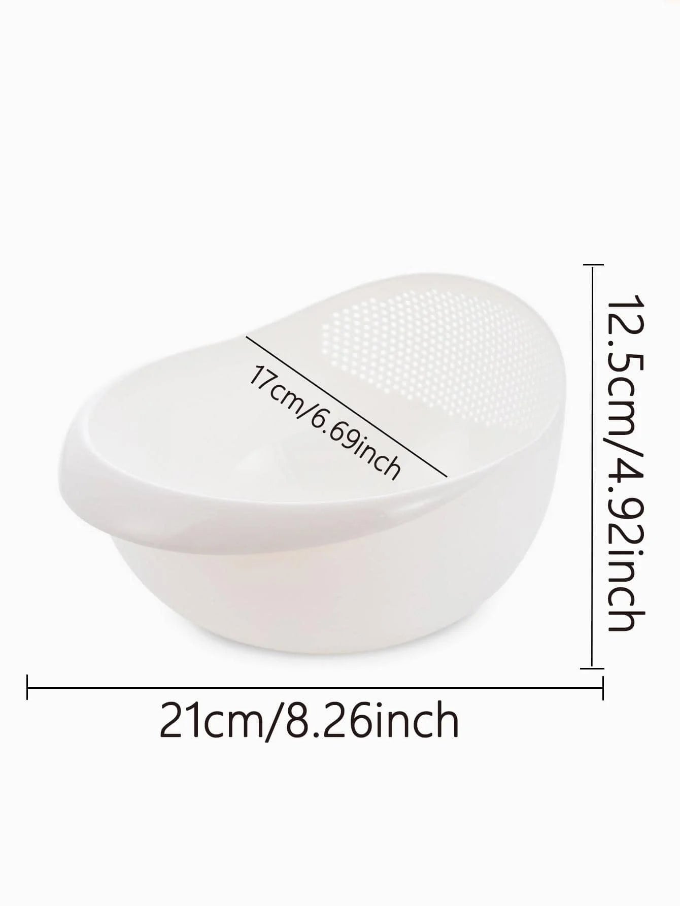 Rice Washing Drain Bowl