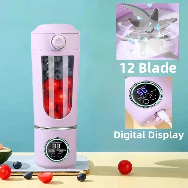 Kitchen Lab™ Pro Smoothie Blender – Rechargeable & Self-Cleaning