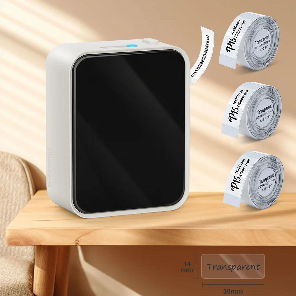 Mini Bluetooth Label Printer Portable Inkless Sticker Printer