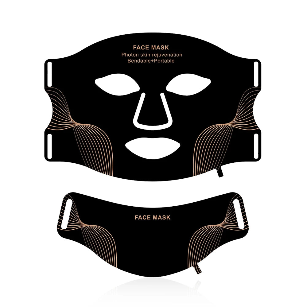 7 - Color LED Light Therapy Facial Mask - Anti - Aging & Skin ReJuvenation