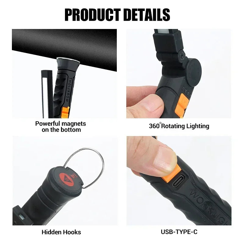Foldable Magnetic LED Work Light