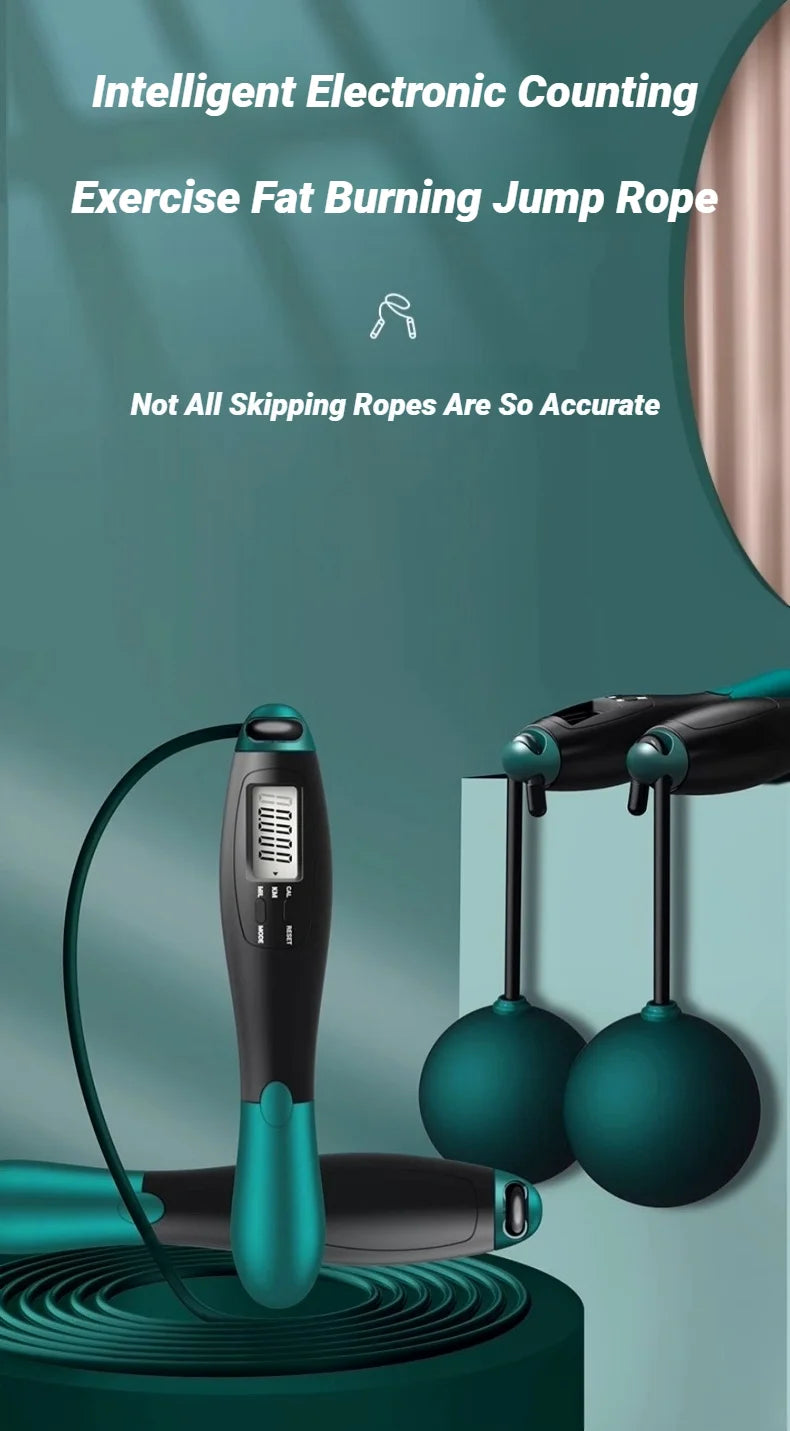 Smart Fitness Jump Rope with Digital Counter