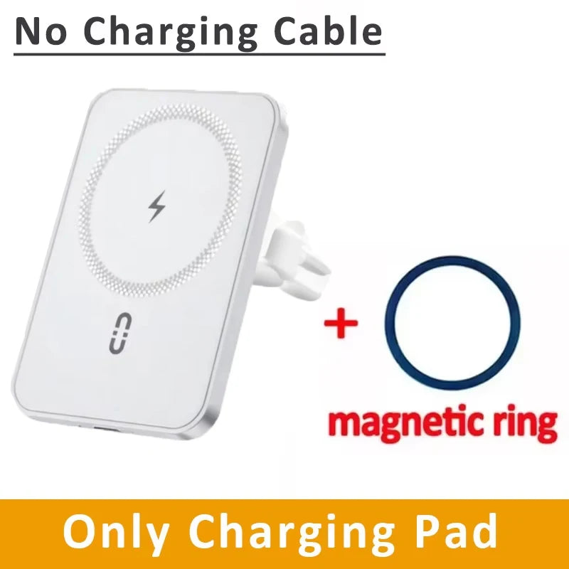 Magnetic Wireless Car Charger Air Vent Clip Phone Fast Charging Phone Mount