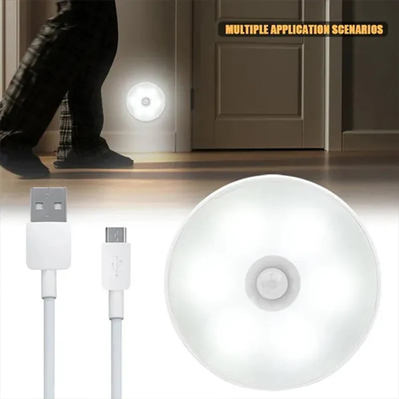Smart Motion Sensor LED Light -USB Rechergeable