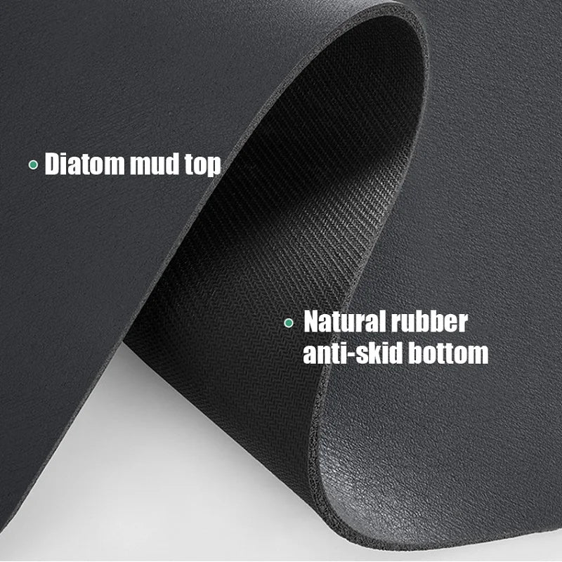 Quick Dry Kitchen Sink Mat Super Absorbent Dish Drying Pad