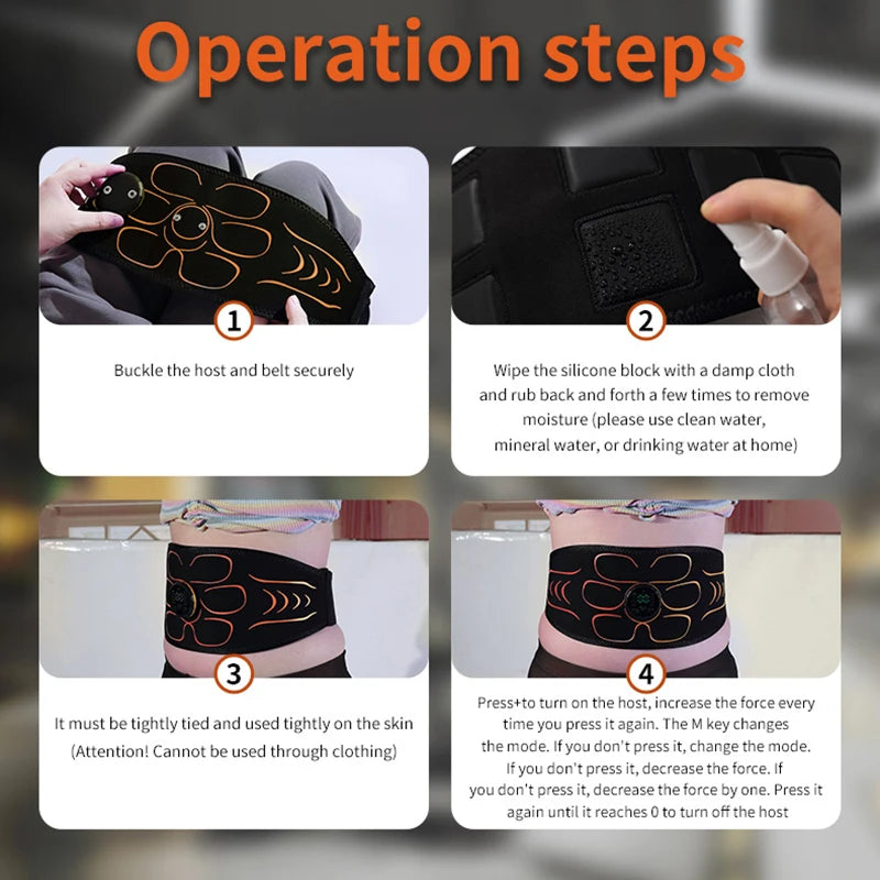 EMS Core Trainer Belt - Tone Yours Abs Anytime, Anywhere