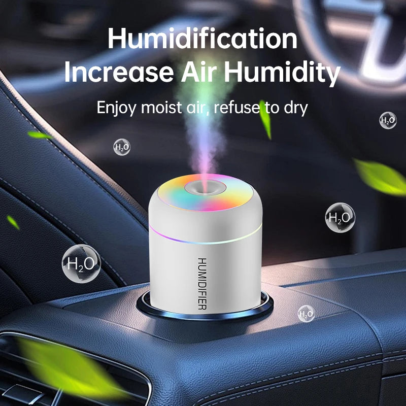 RGB Flame Air Humidifier Relaxing Mist & Mood Light