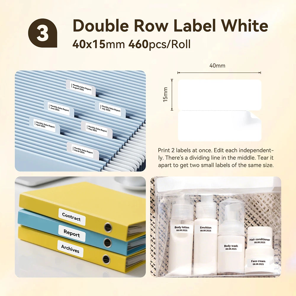 NIIMBOT B1 Portable Bluetooth Label Printer- Wireless Thermal Sticker Printer