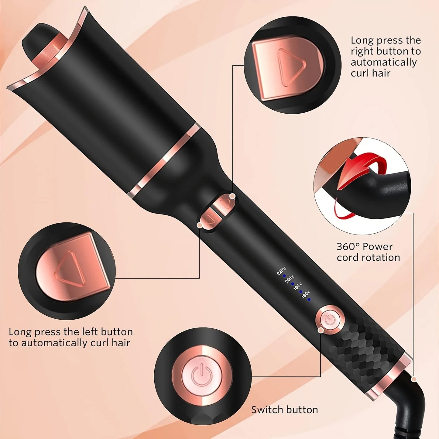 Auto Curl Pro - Automatic Hair Curling Iron