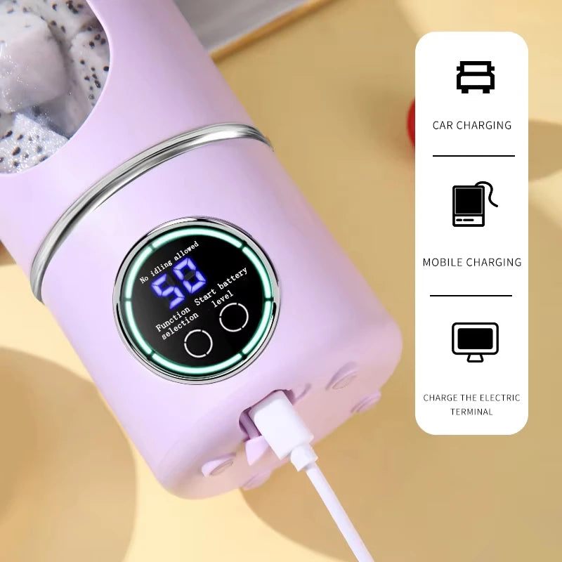 Kitchen Lab™ Pro Smoothie Blender – Rechargeable & Self-Cleaning