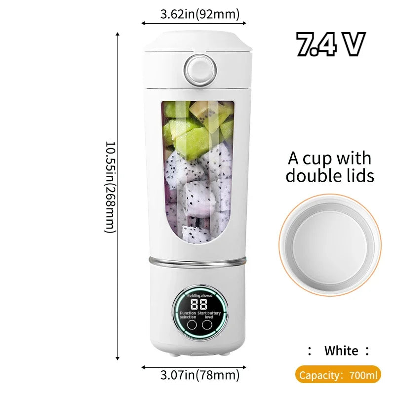 Kitchen Lab™ Pro Smoothie Blender – Rechargeable & Self-Cleaning