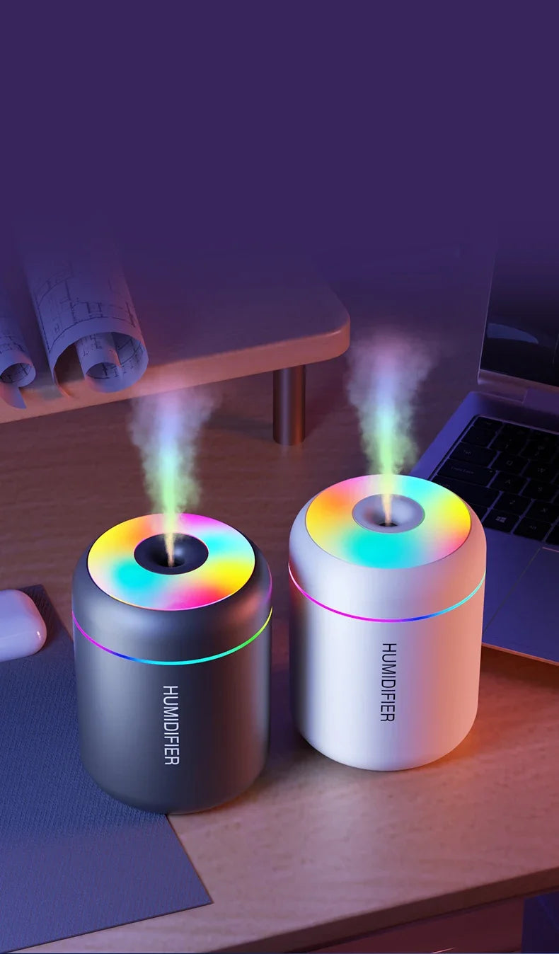 RGB Flame Air Humidifier Relaxing Mist & Mood Light