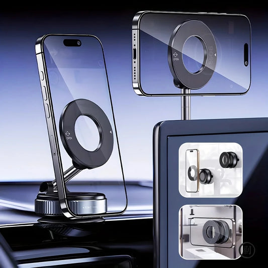 Magnetic Car Phone Holder - 360 Adjustable Dashboard Mount