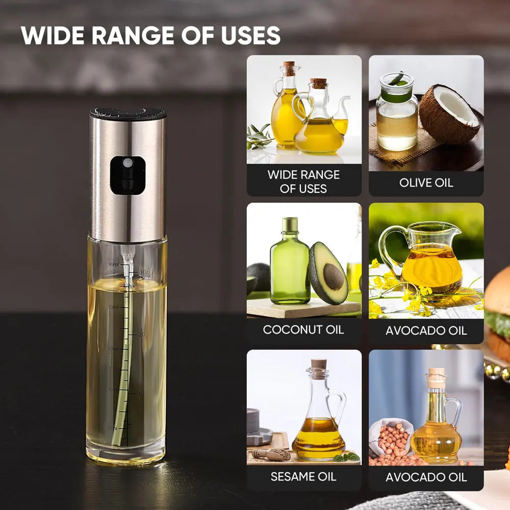 Kitchen Lab Classic Glass Oil Sprayer – Precision & Healthy