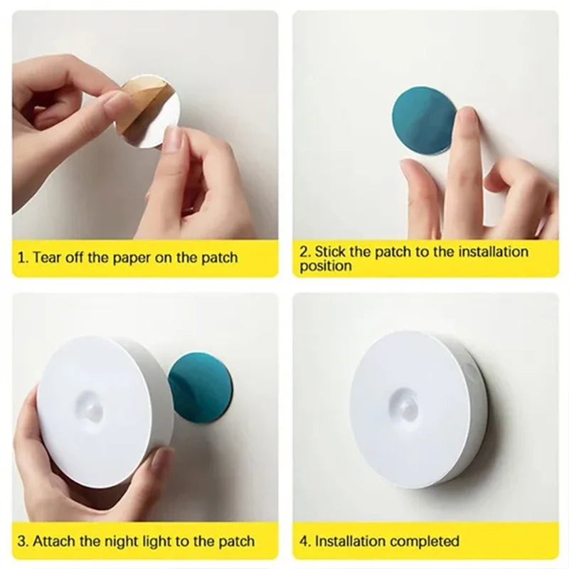 Smart Motion Sensor LED Light -USB Rechergeable