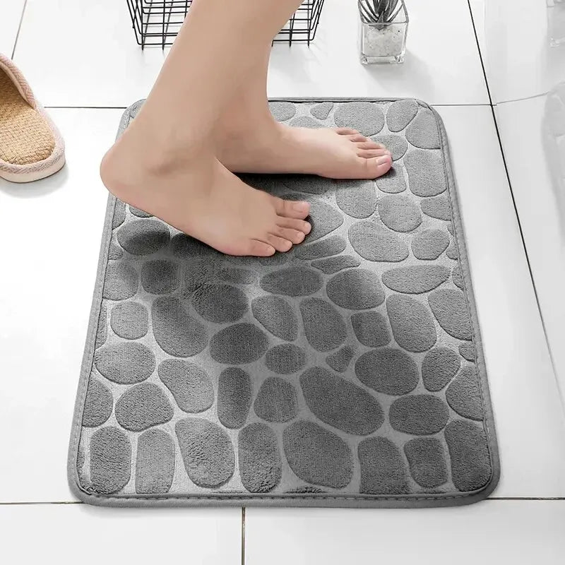Pebble Texture Anti - Slip Bath Mat