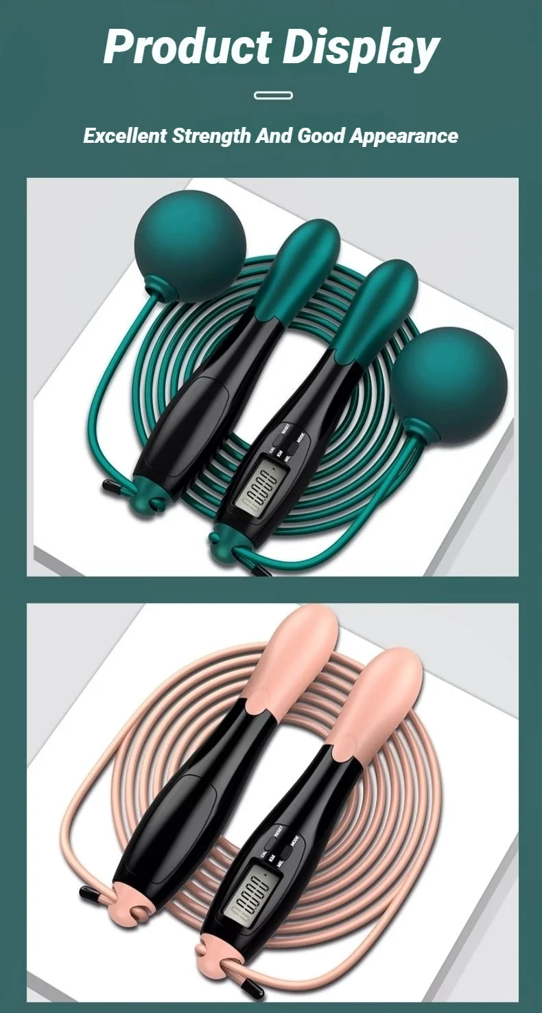 Smart Fitness Jump Rope with Digital Counter