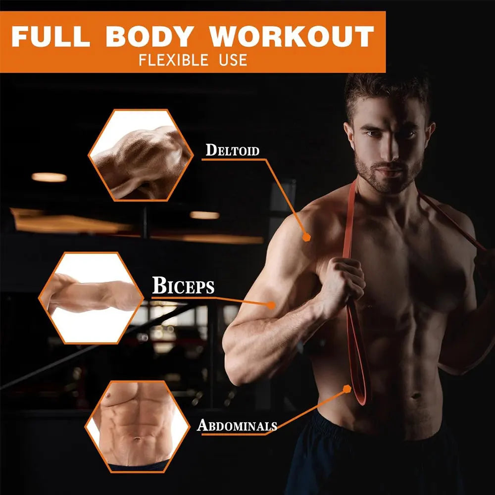 Adjustable Resistance Bands Set - Home Gym Strength Training Bands