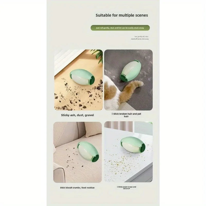 Reusable Pet Hair Remover Roller - Washable Lint Cleaner