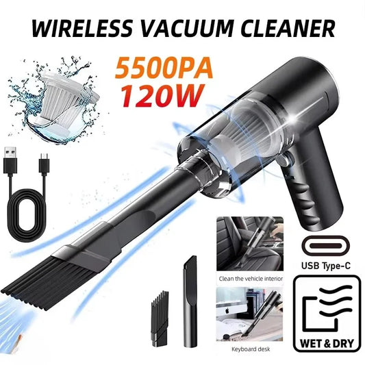 Portable Wireless Mini Vacuum Cleaner - Car & Home