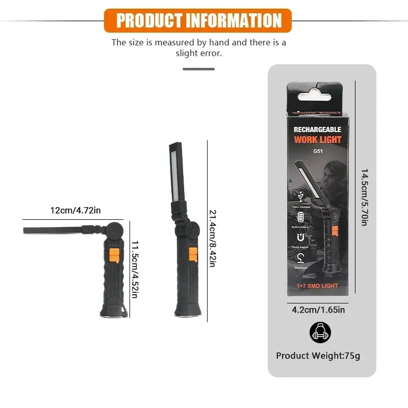 Foldable Magnetic LED Work Light