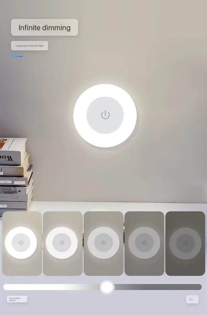 Touch Sensor LED Wall Night Light