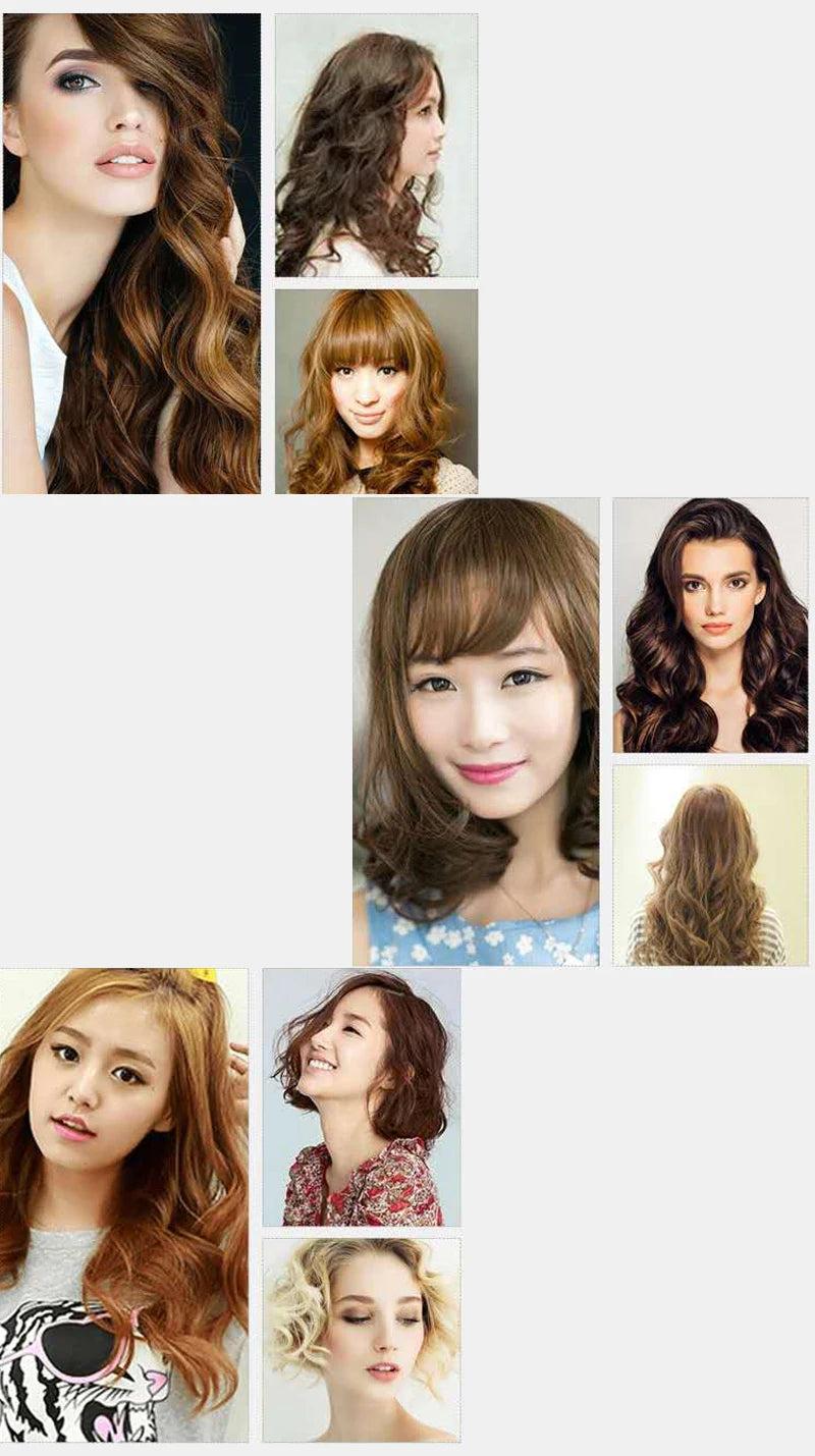 Professional Hair Curling Wand - Adjustable Temperature Curling Iron