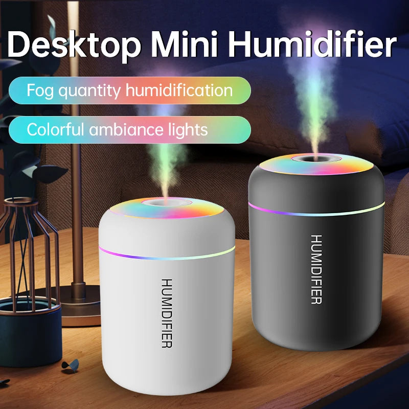 RGB Flame Air Humidifier Relaxing Mist & Mood Light