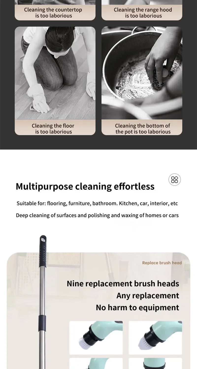 Cordledd Electric Spin Scrubber