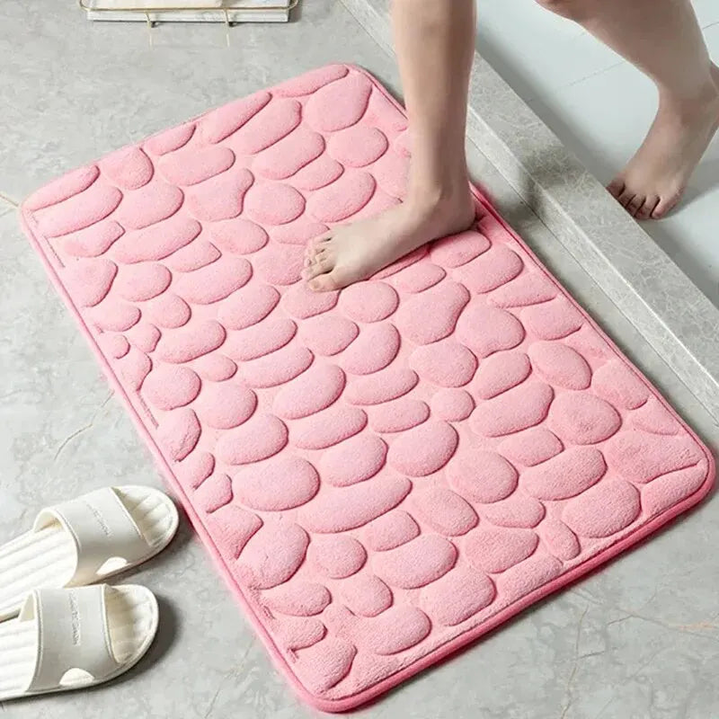 Pebble Texture Anti - Slip Bath Mat