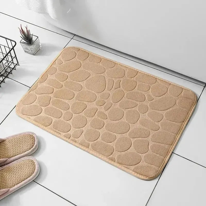 Pebble Texture Anti - Slip Bath Mat