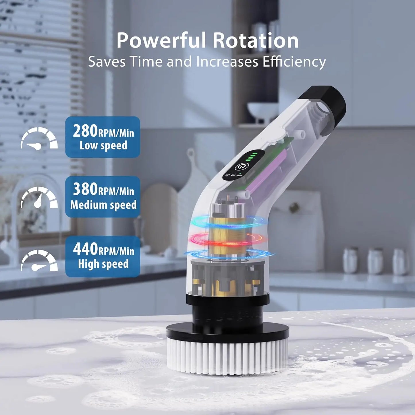 Cordledd Electric Spin Scrubber