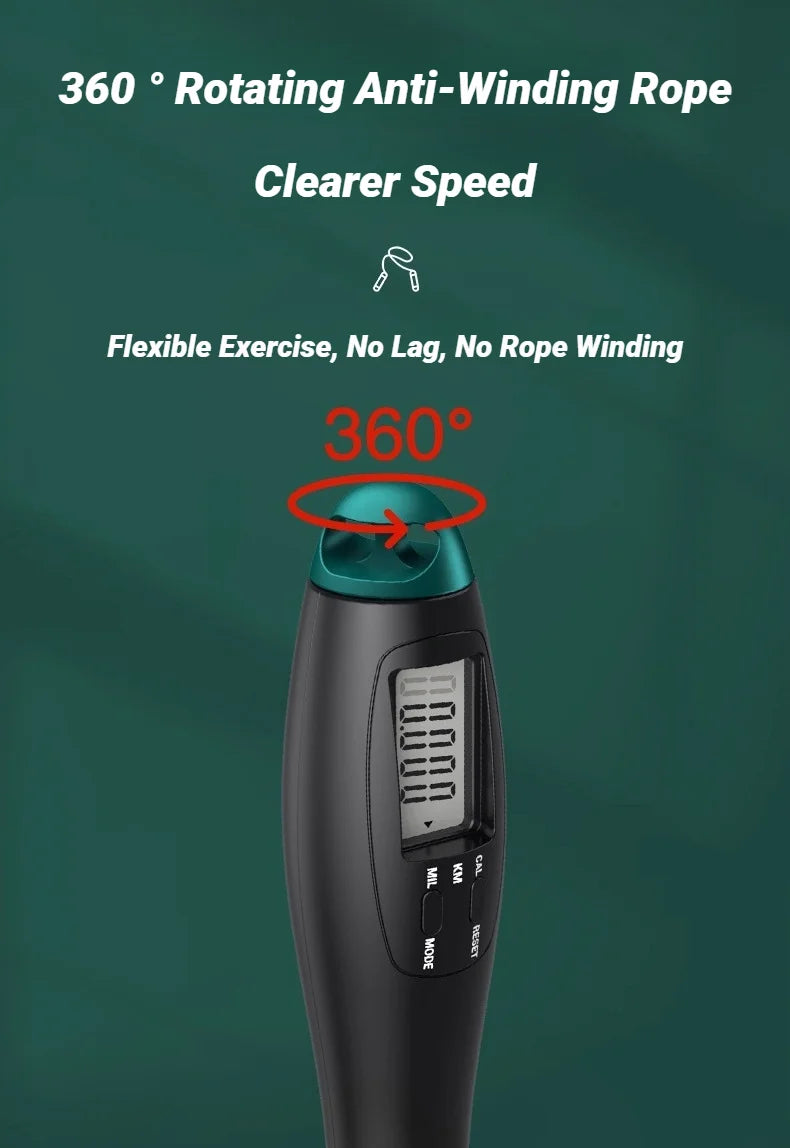 Smart Fitness Jump Rope with Digital Counter