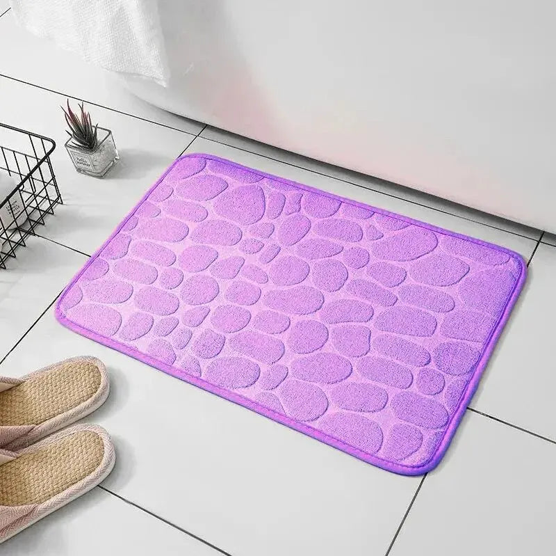 Pebble Texture Anti - Slip Bath Mat