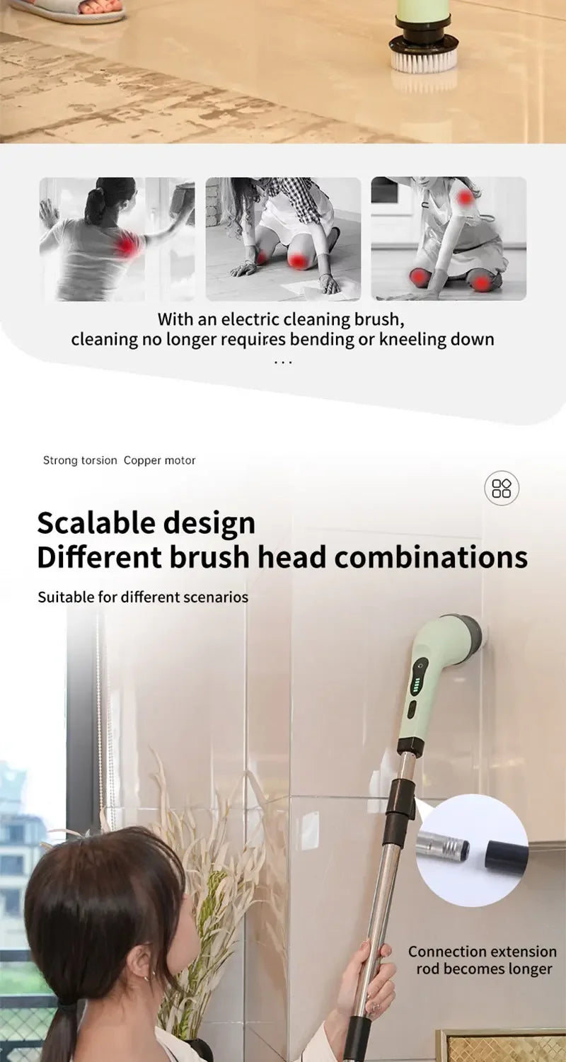 Cordledd Electric Spin Scrubber