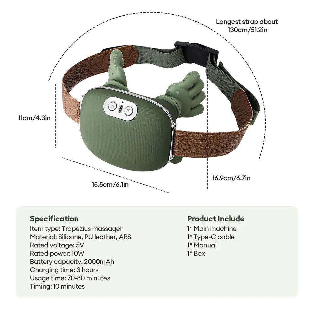 4D Neck & Shoulder Massager Wireless Muscle Relief