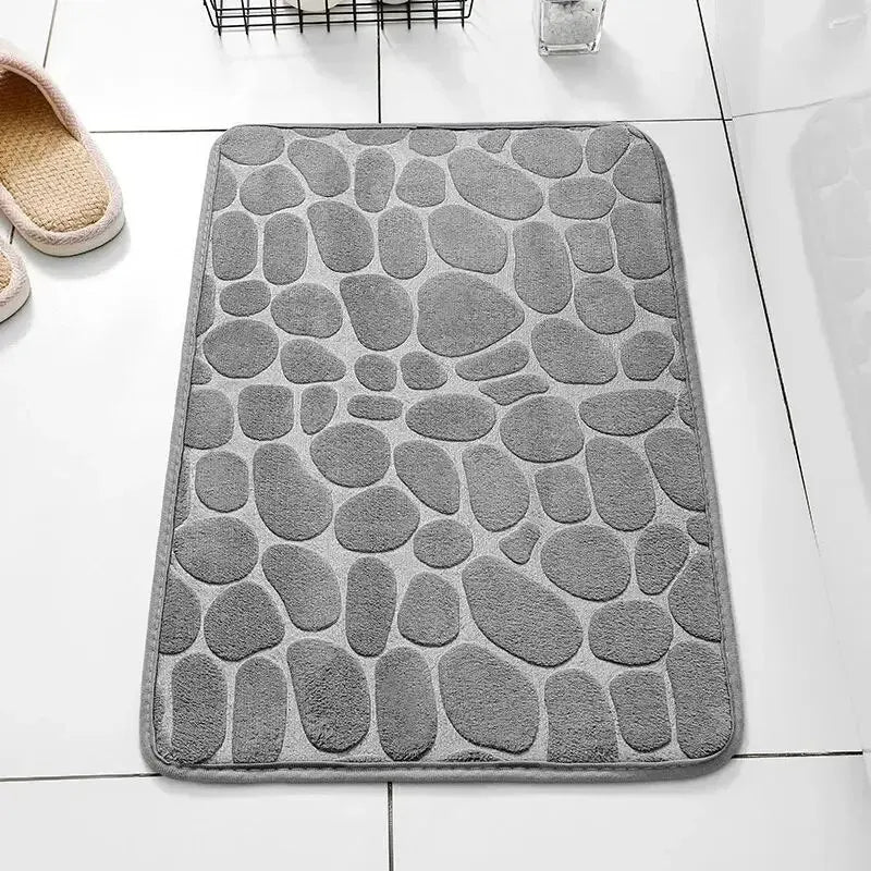 Pebble Texture Anti - Slip Bath Mat