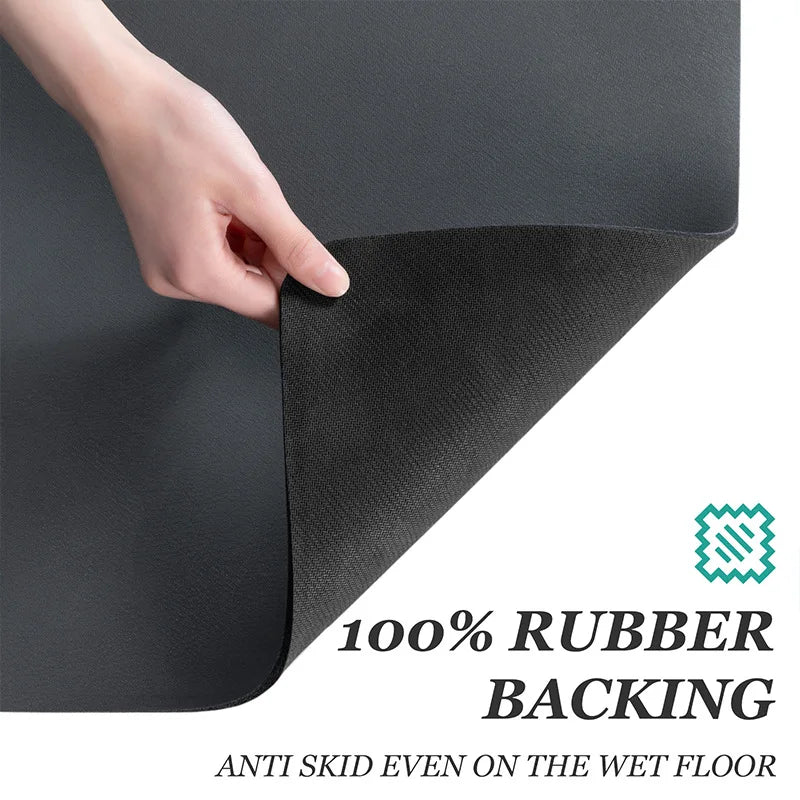 Quick Dry Kitchen Sink Mat Super Absorbent Dish Drying Pad