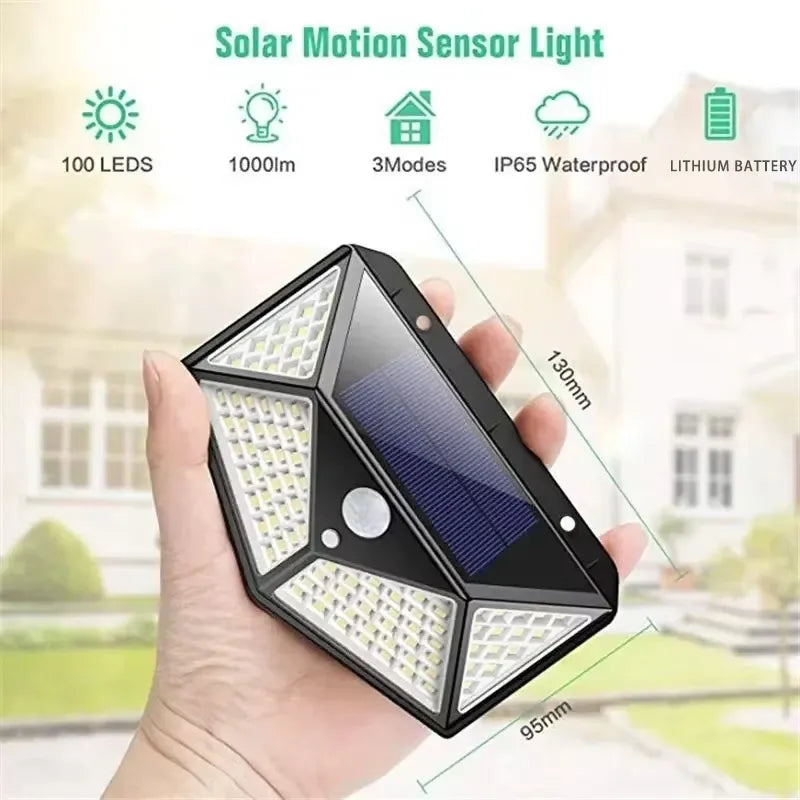 Wireless Solar Motion Sensor Light