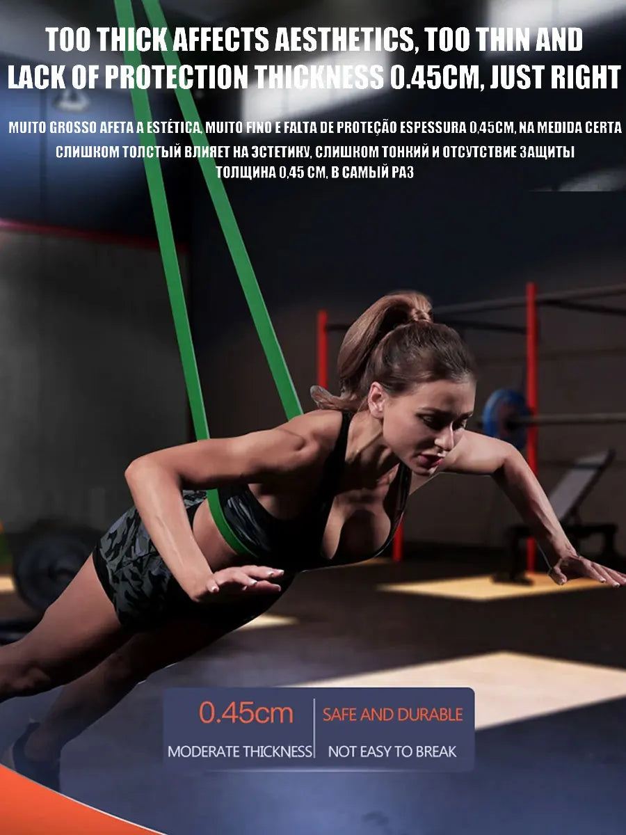 Adjustable Resistance Bands Set - Home Gym Strength Training Bands