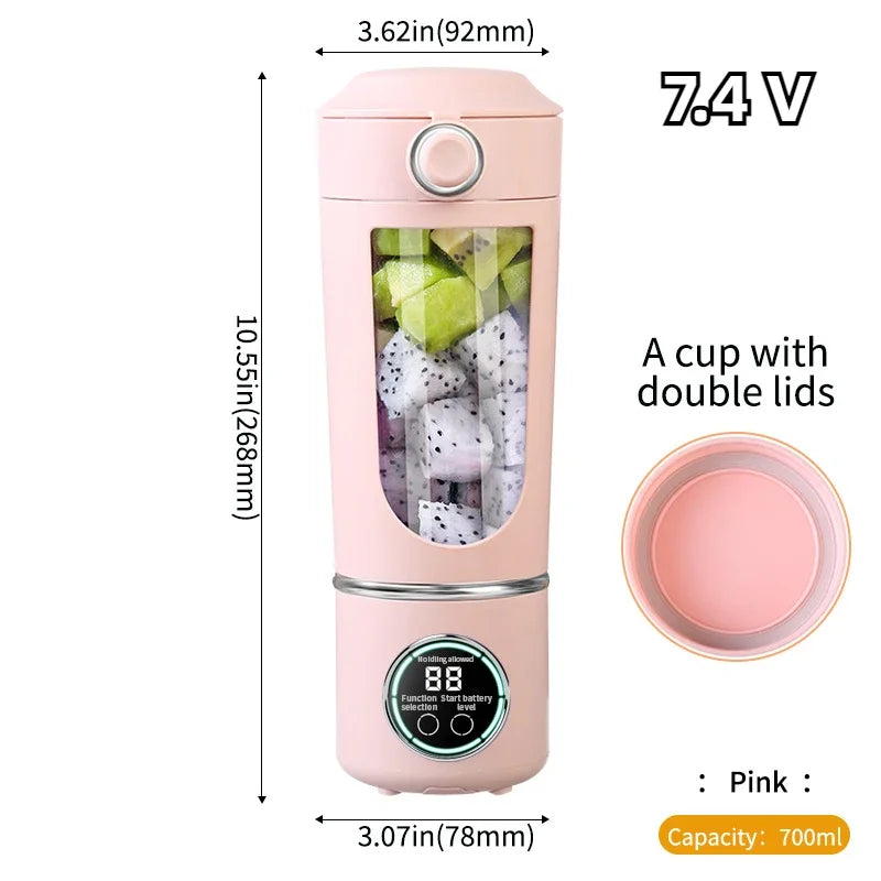 Kitchen Lab™ Pro Smoothie Blender – Rechargeable & Self-Cleaning