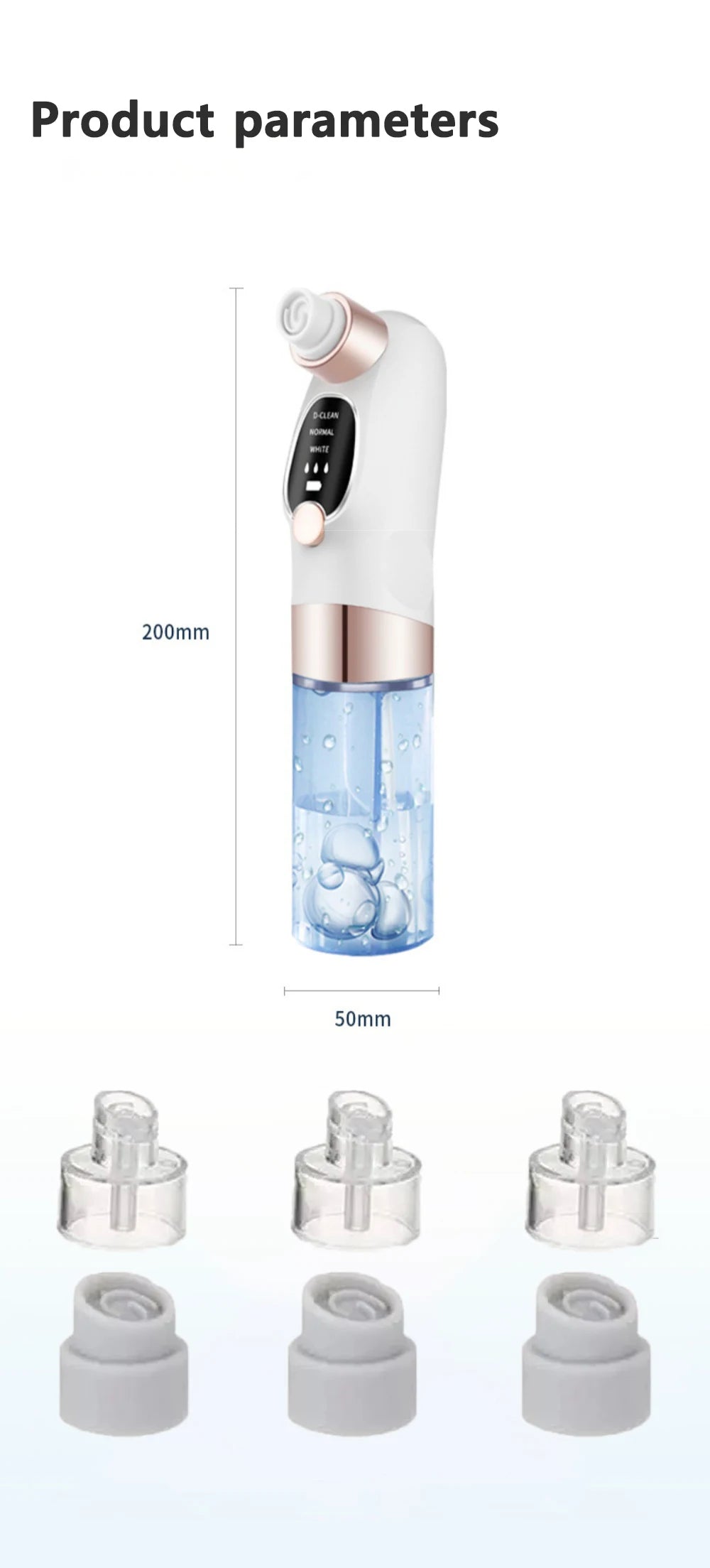 Electric Blackhead Remover Vacuum - Pore Face Cleaner