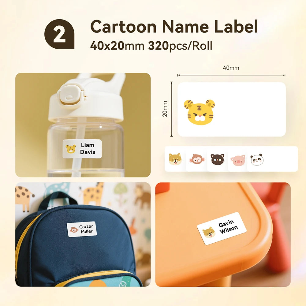 NIIMBOT B1 Portable Bluetooth Label Printer- Wireless Thermal Sticker Printer