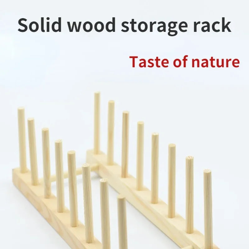 Bamboo Dish Drying Rack - Space Saving Kitchen Organizer
