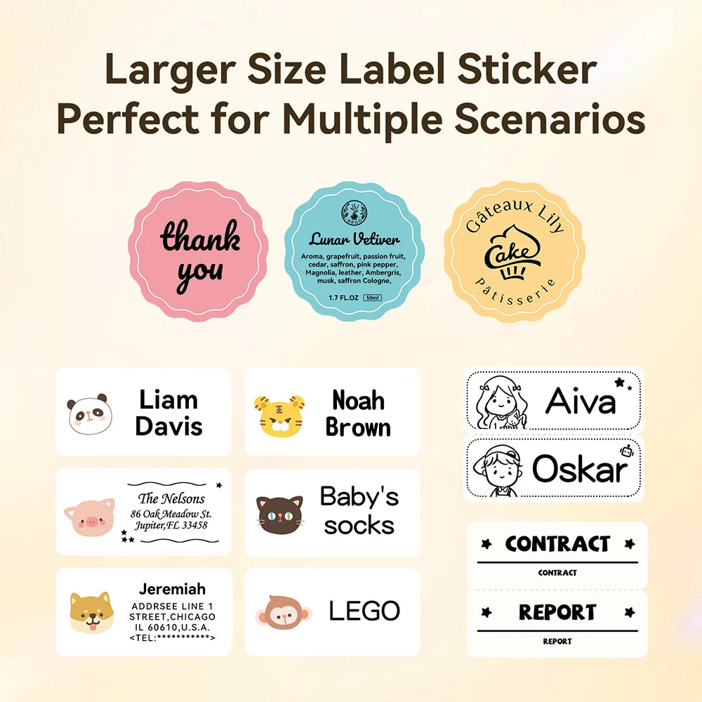 NIIMBOT B1 Portable Bluetooth Label Printer- Wireless Thermal Sticker Printer